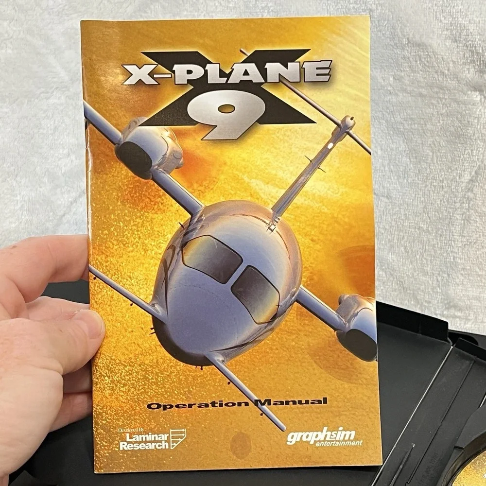 X-Plane 9 Flight Simulation PC Dvd Rom Software 2008 6 Discs - Disc 1 is MISSING
